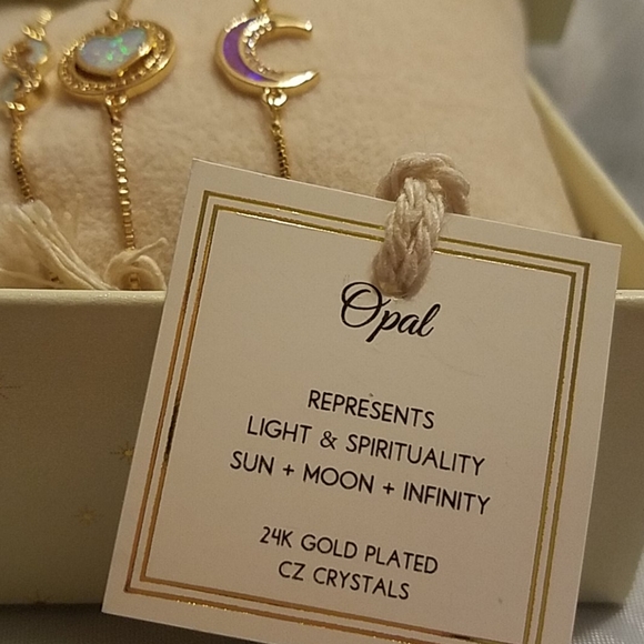 Eye candy set of 3 bracelets opal  New in… - Picture 3 of 4